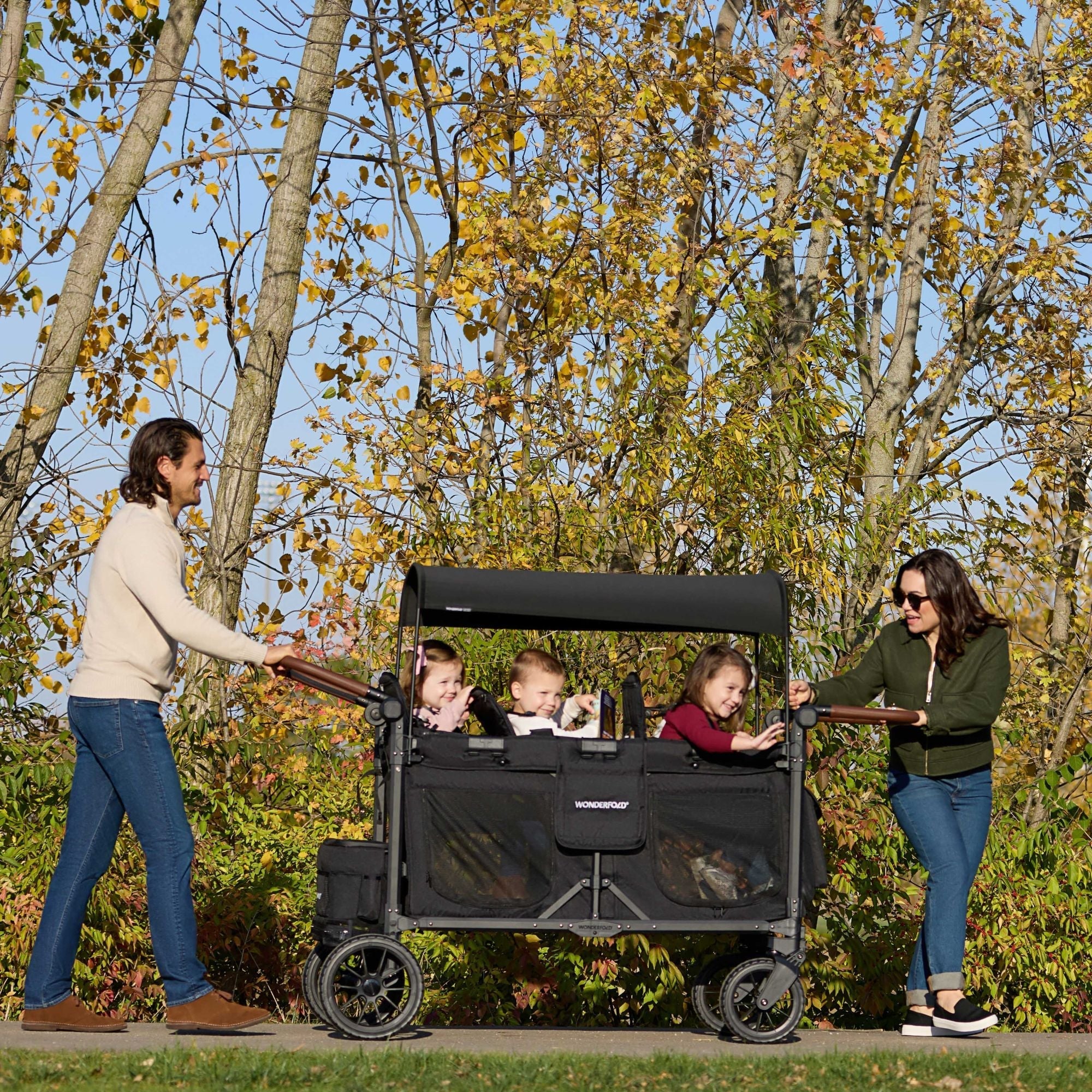 WonderFold W6 Luxe Pro Stroller Wagon
