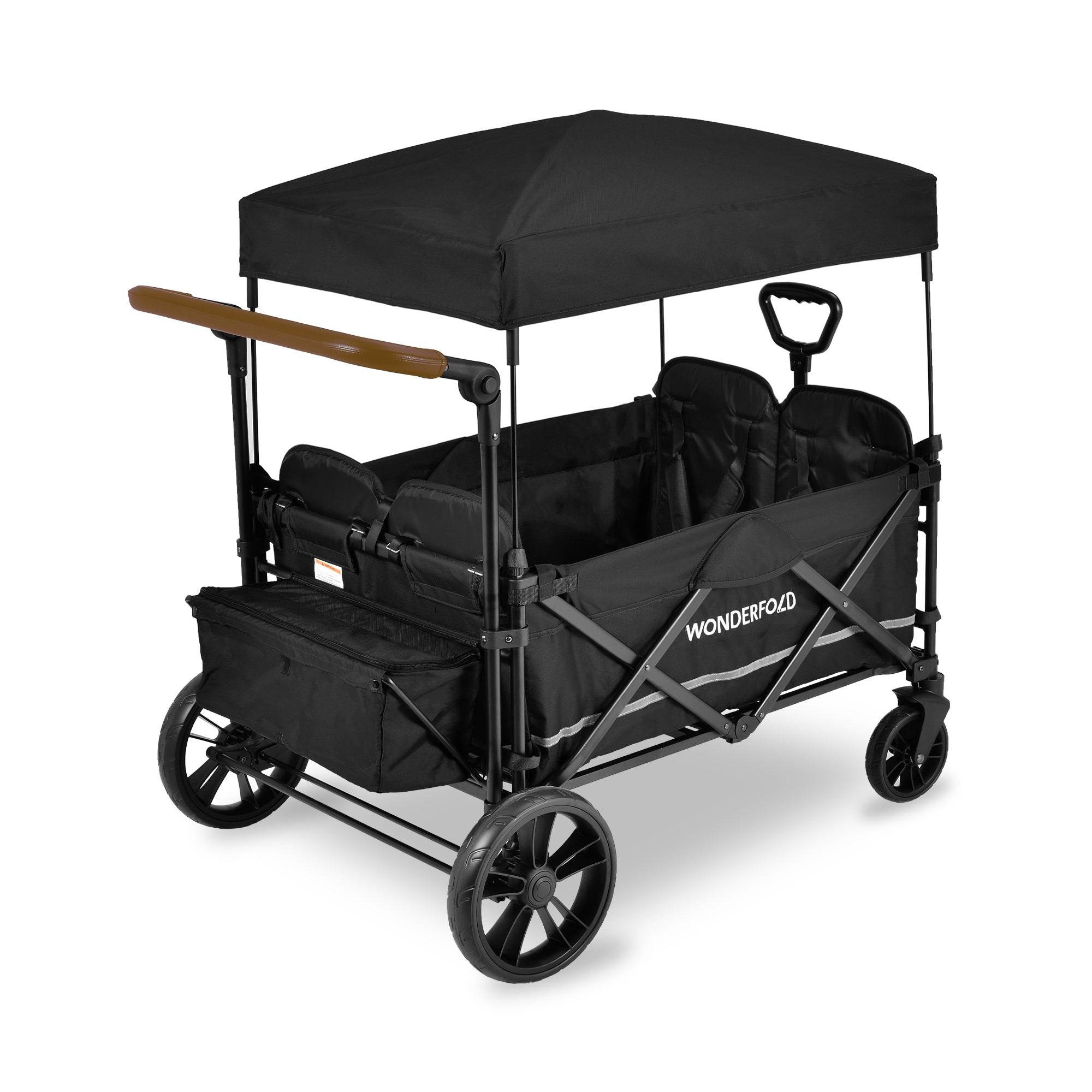 WonderFold X4 Push + Pull Quad Stroller Wagon (4 Seater)