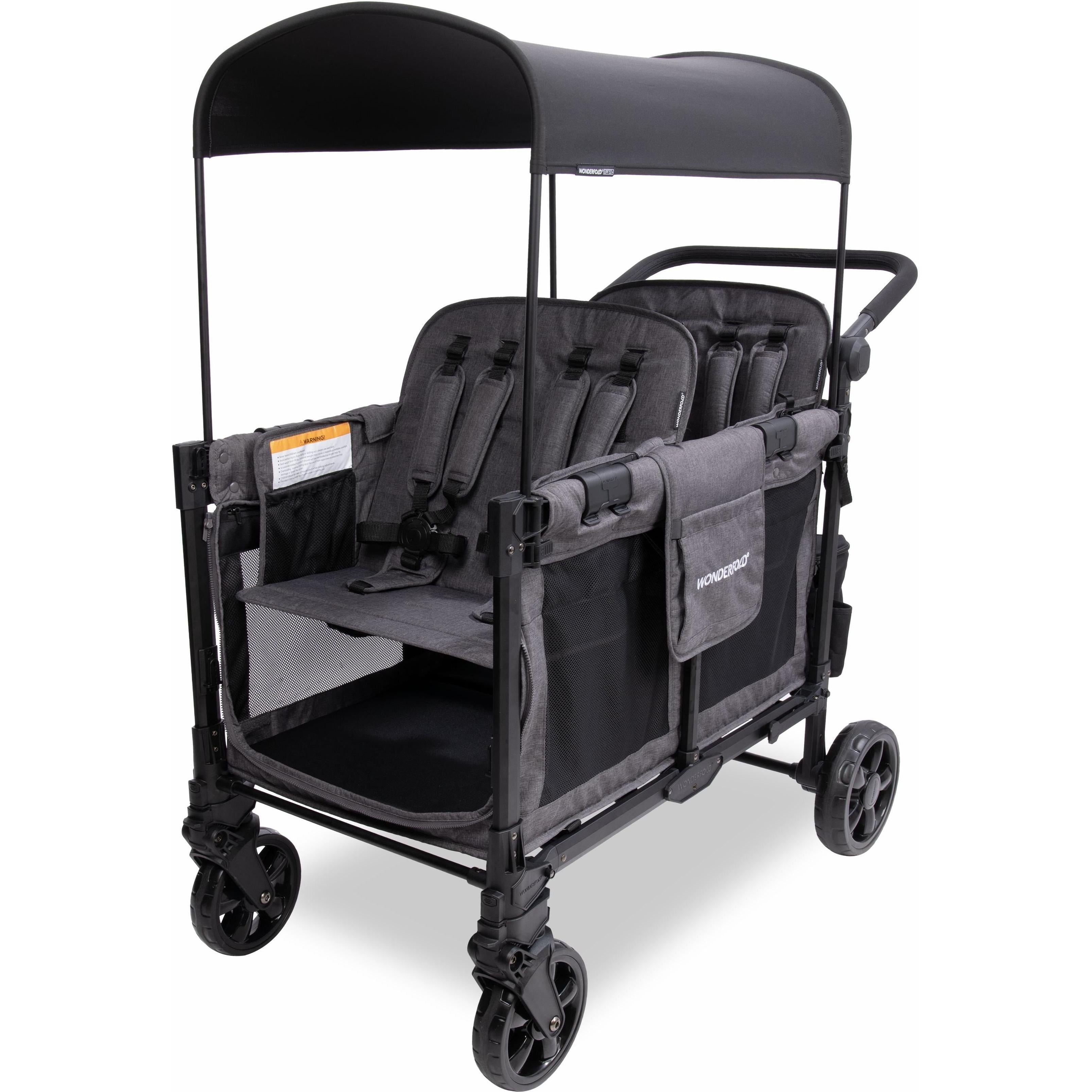 WonderFold W4 Elite Pro Quad Stroller Wagon (4 Seater)