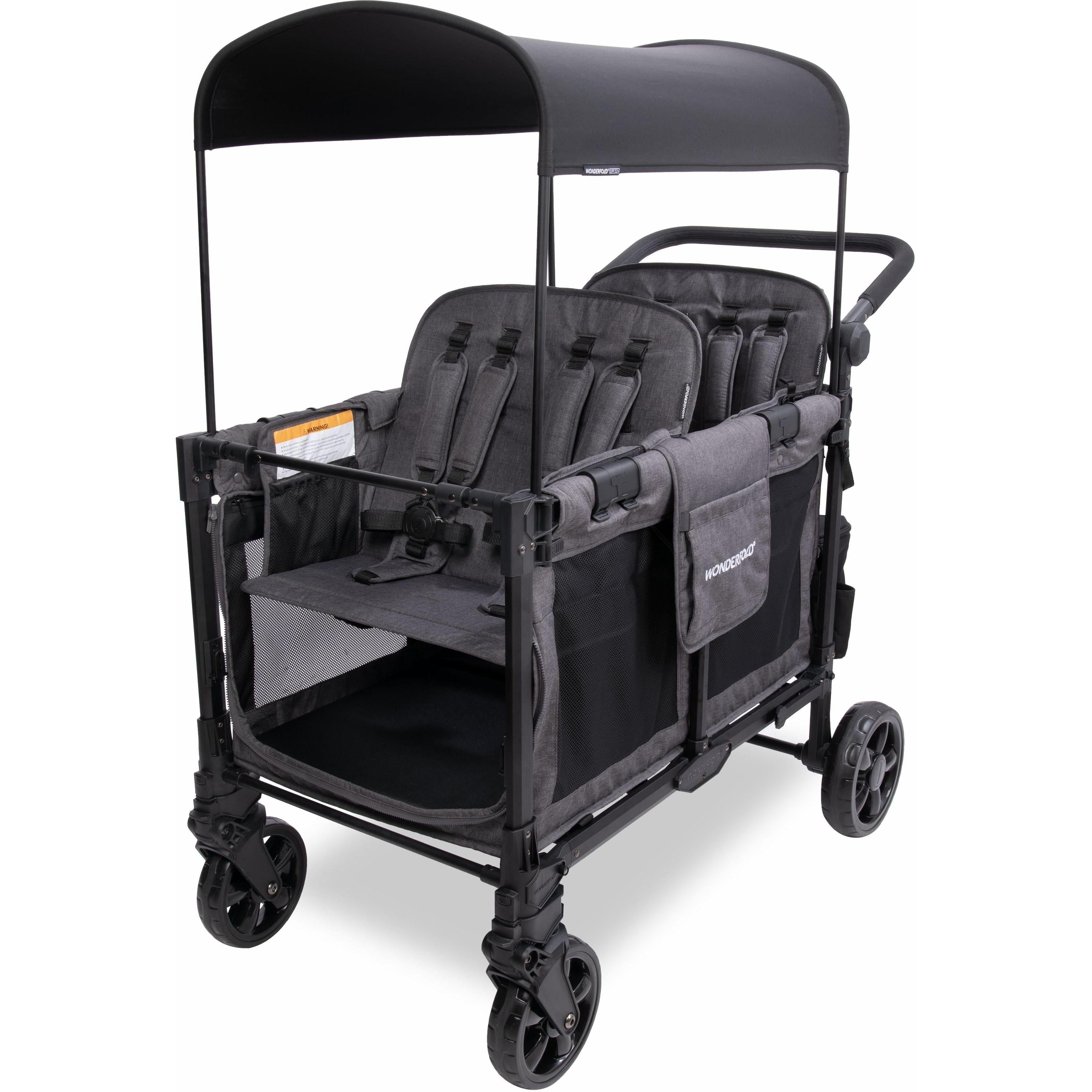WonderFold W4 Elite Pro Quad Stroller Wagon (4 Seater)