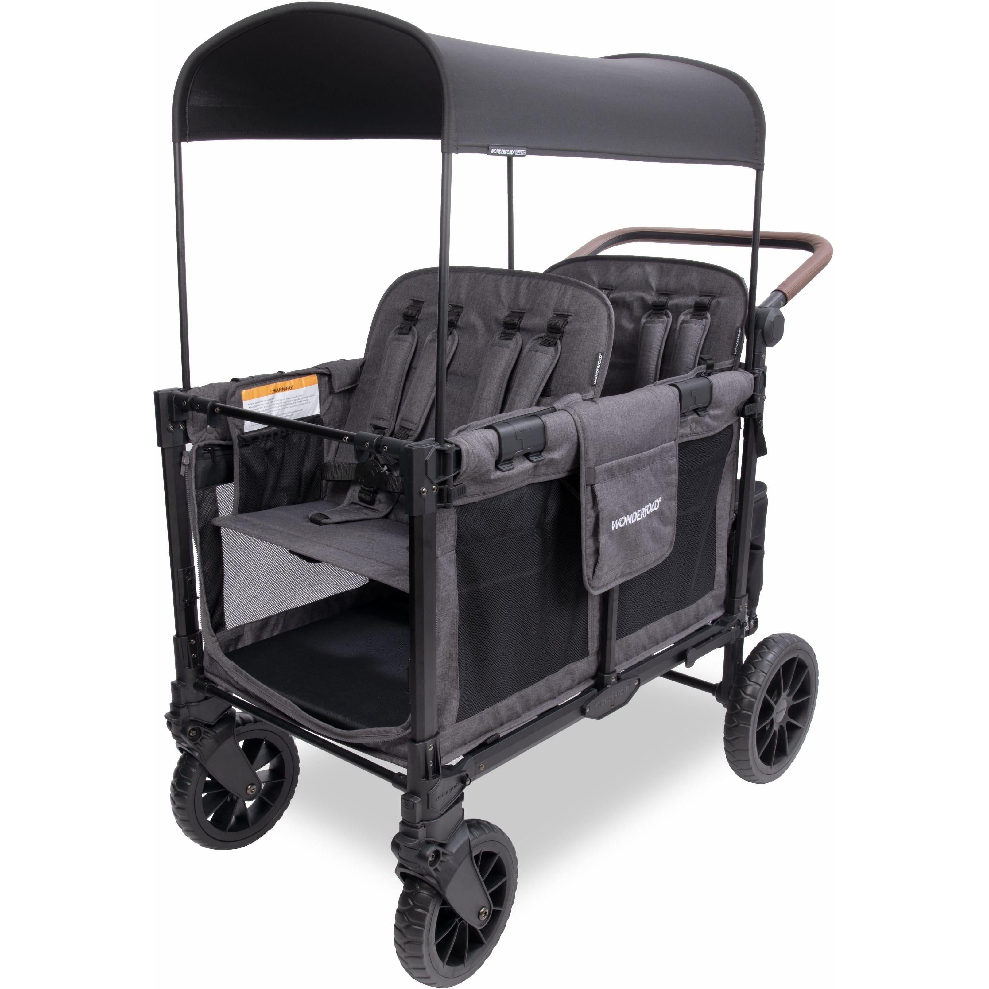 WonderFold W4 Luxe Pro Quad Stroller Wagon (4 Seater)