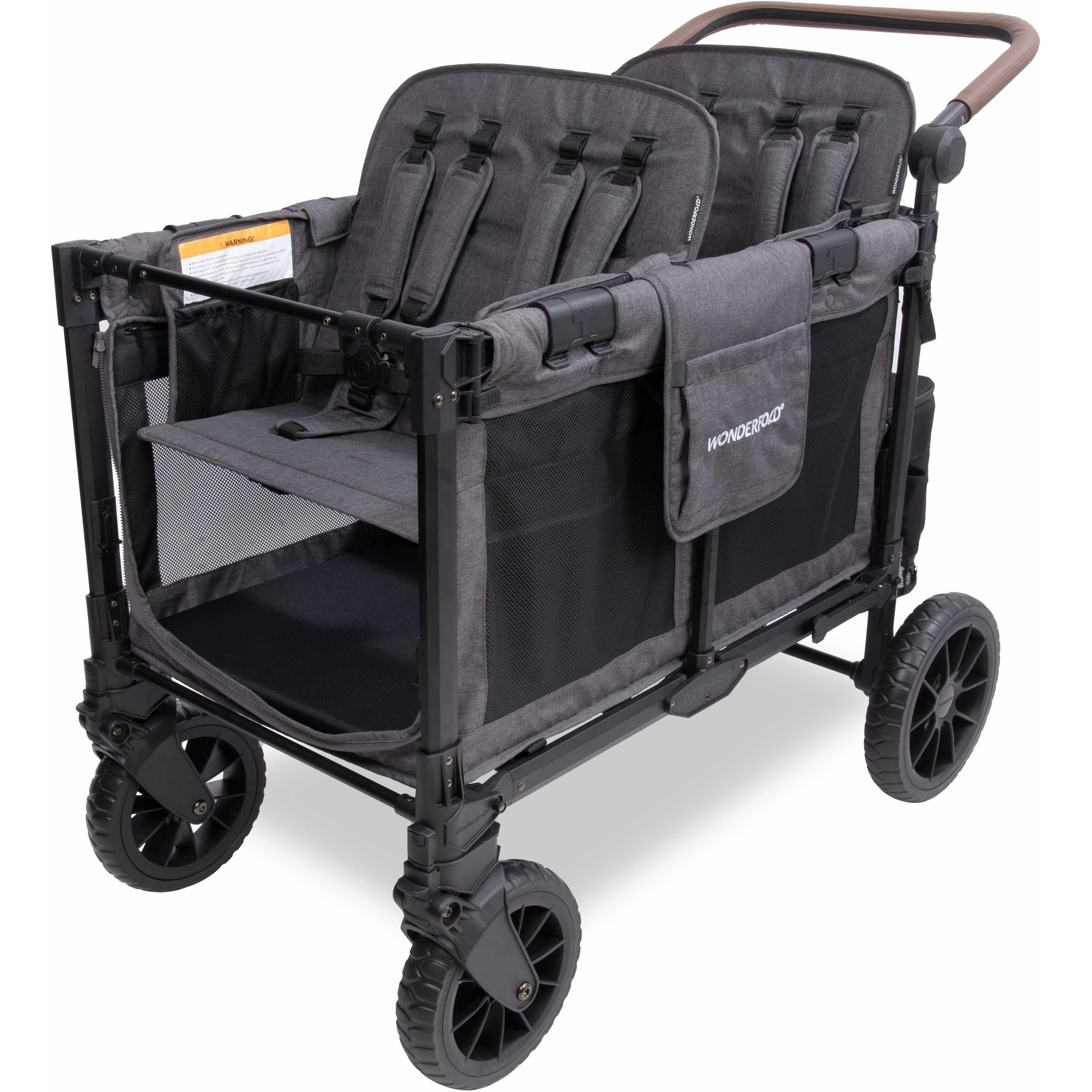 WonderFold W4 Luxe Pro Quad Stroller Wagon (4 Seater)