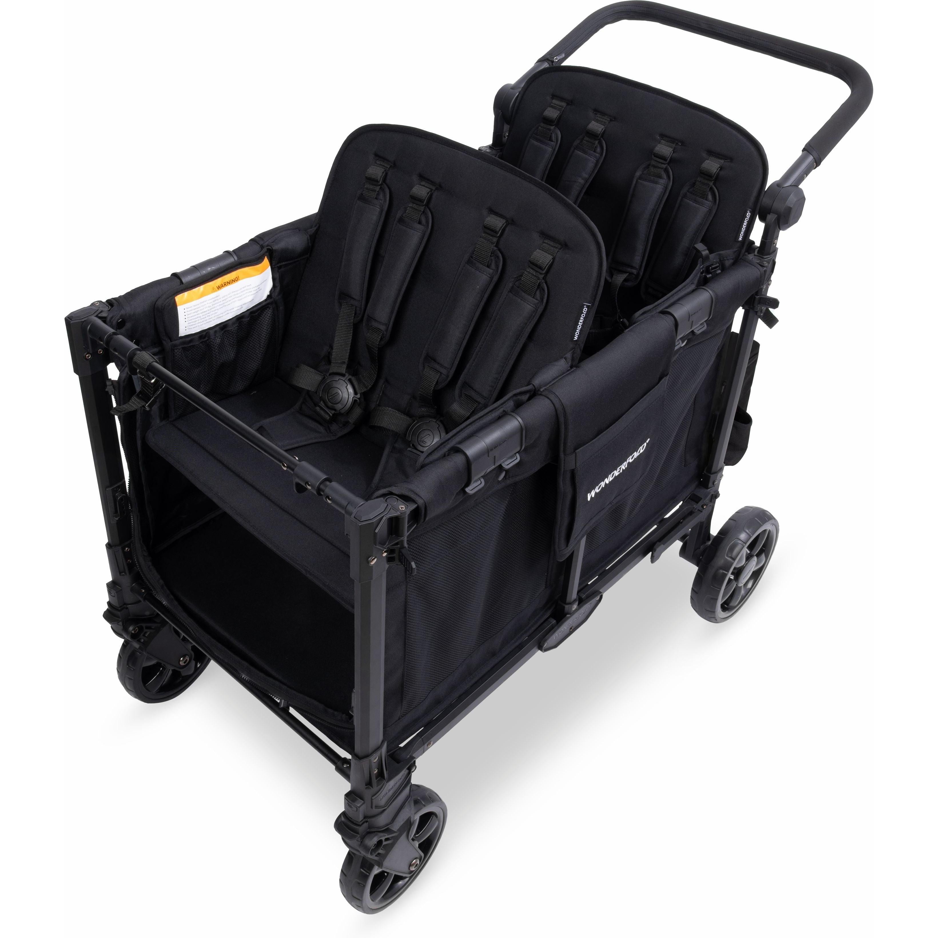 WonderFold W4 Elite Pro Quad Stroller Wagon (4 Seater)