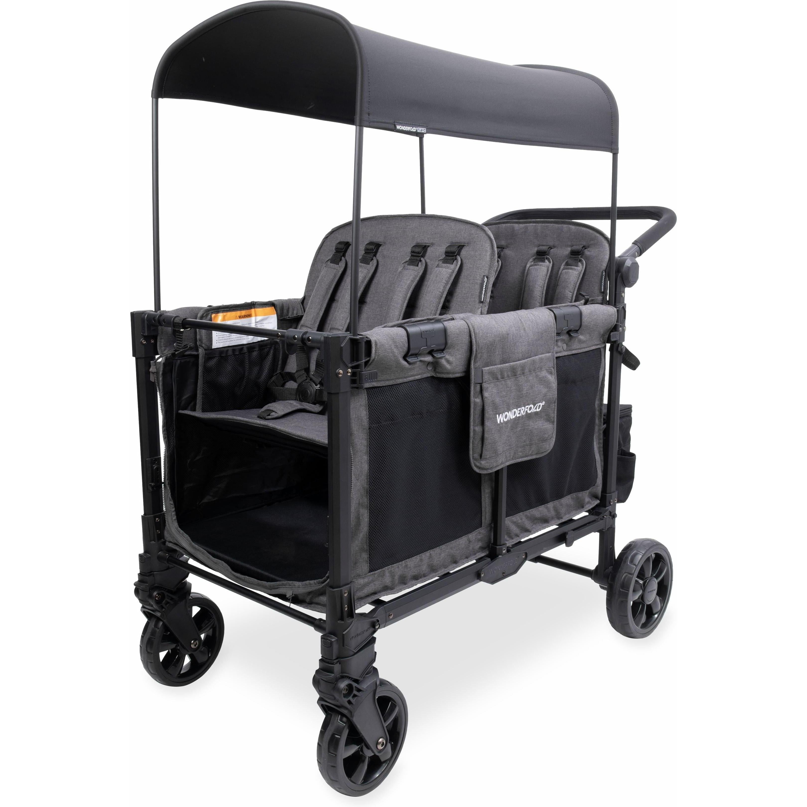 WonderFold W4 Elite Pro Quad Stroller Wagon (4 Seater)