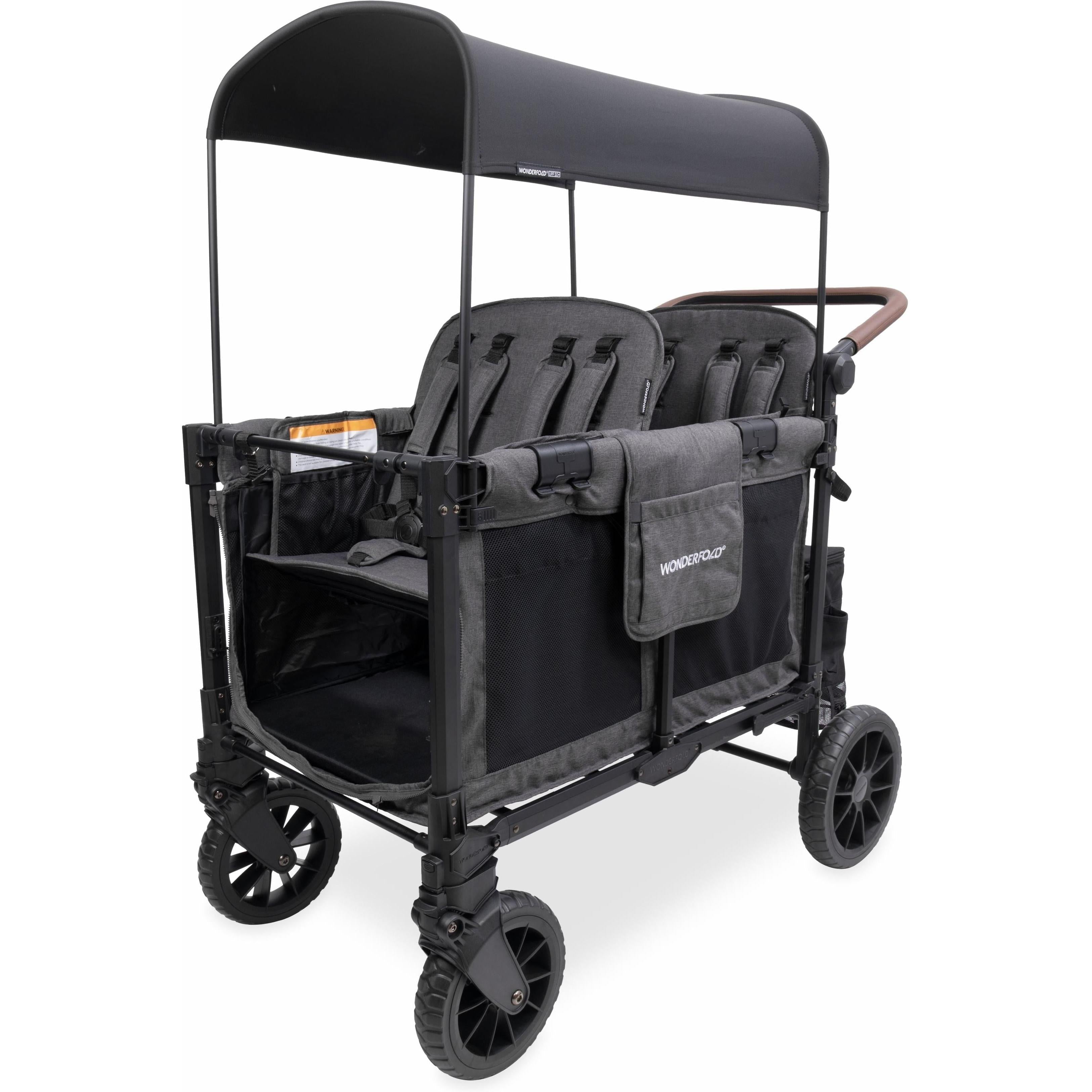 WonderFold W4 Luxe Pro Quad Stroller Wagon (4 Seater)