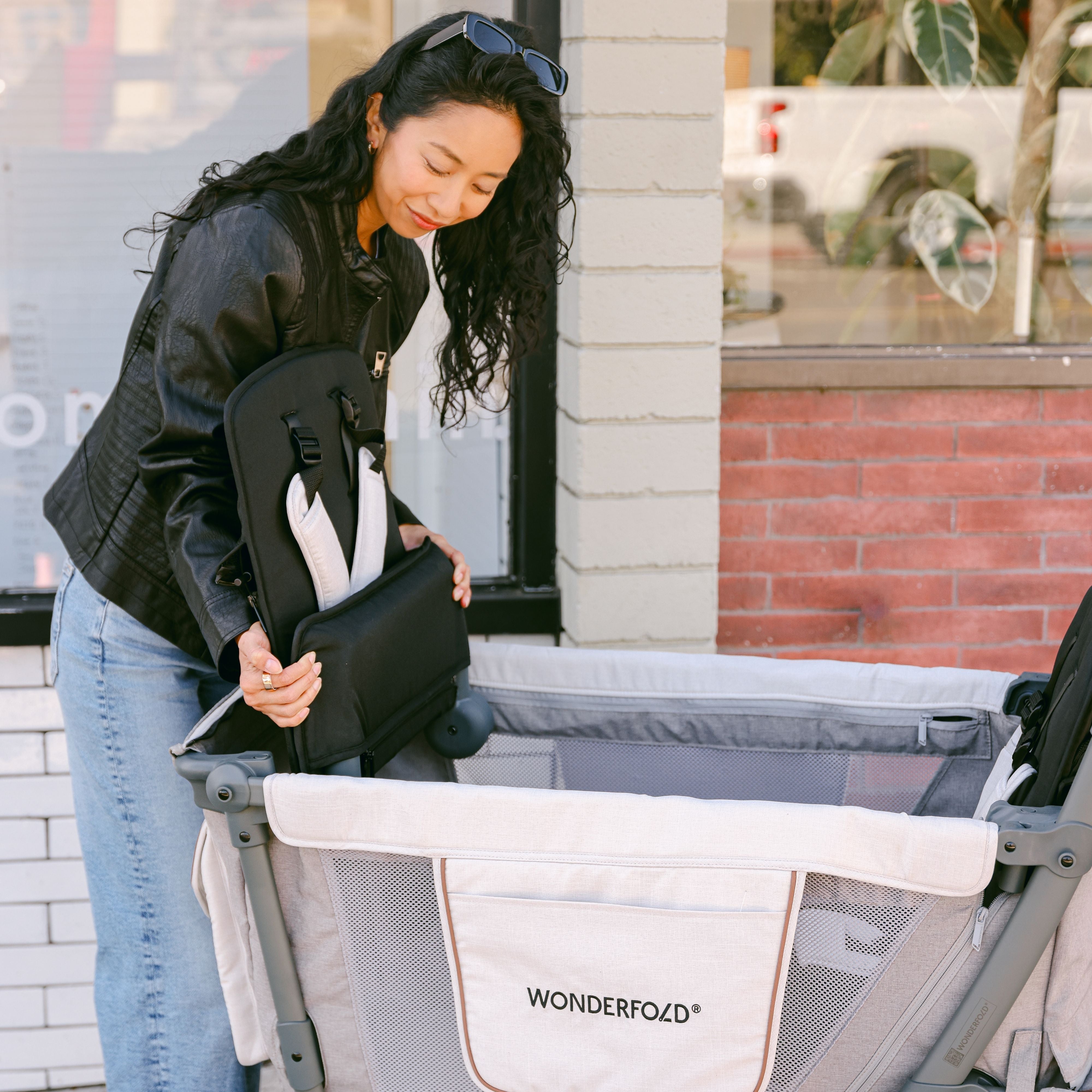 WonderFold L2 Double Stroller Wagon (2 Seater)