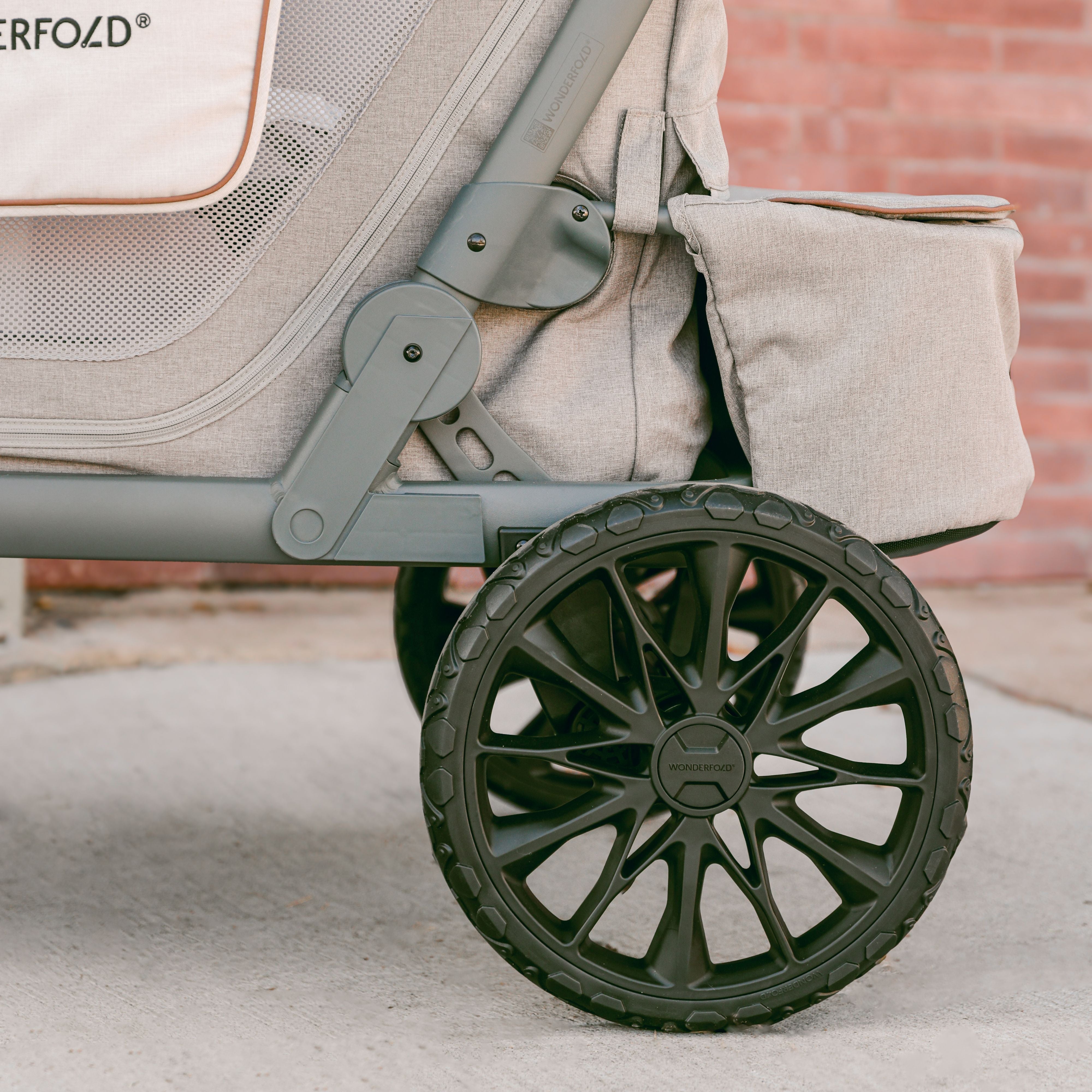 WonderFold L2 Double Stroller Wagon (2 Seater)