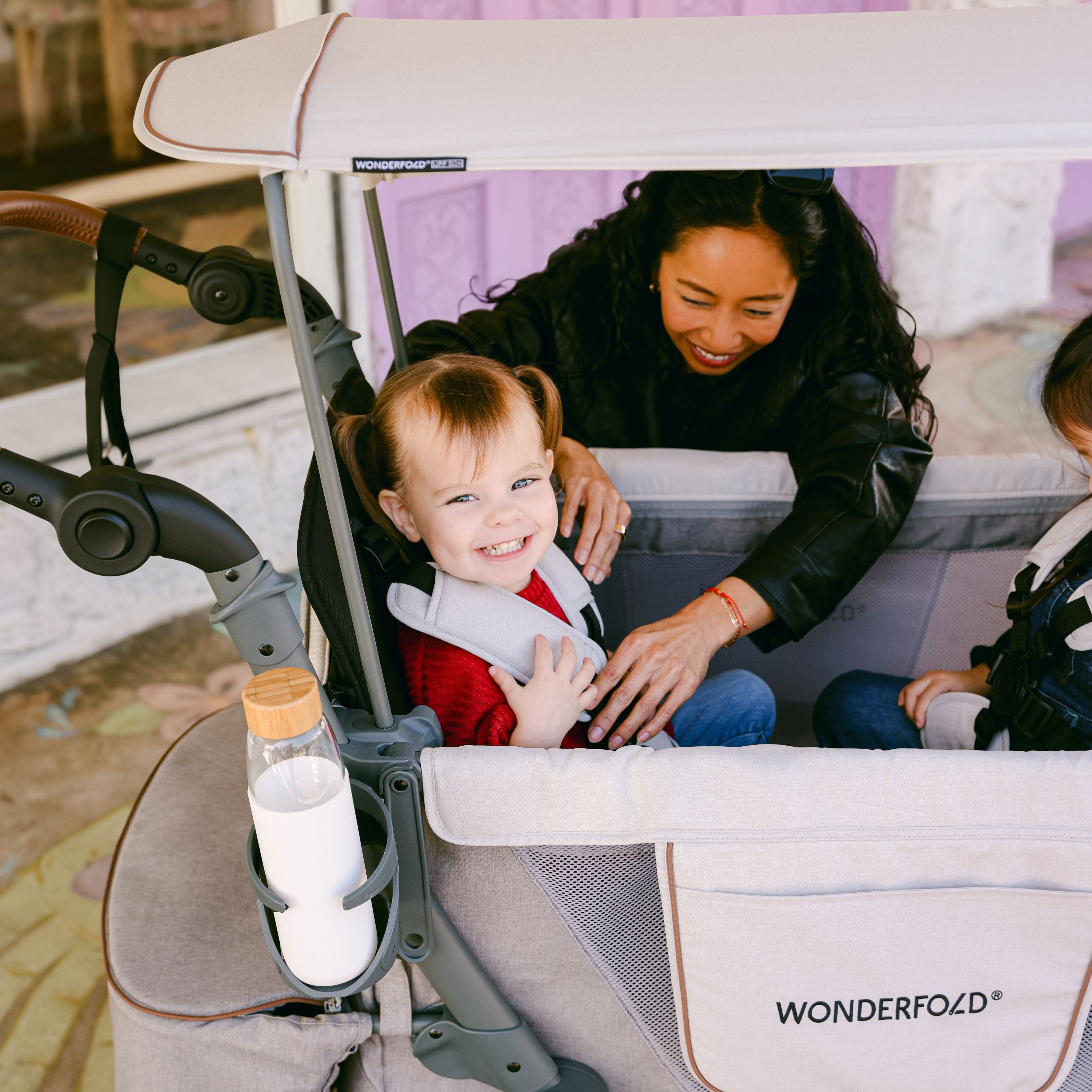 WonderFold L2 Double Stroller Wagon (2 Seater)