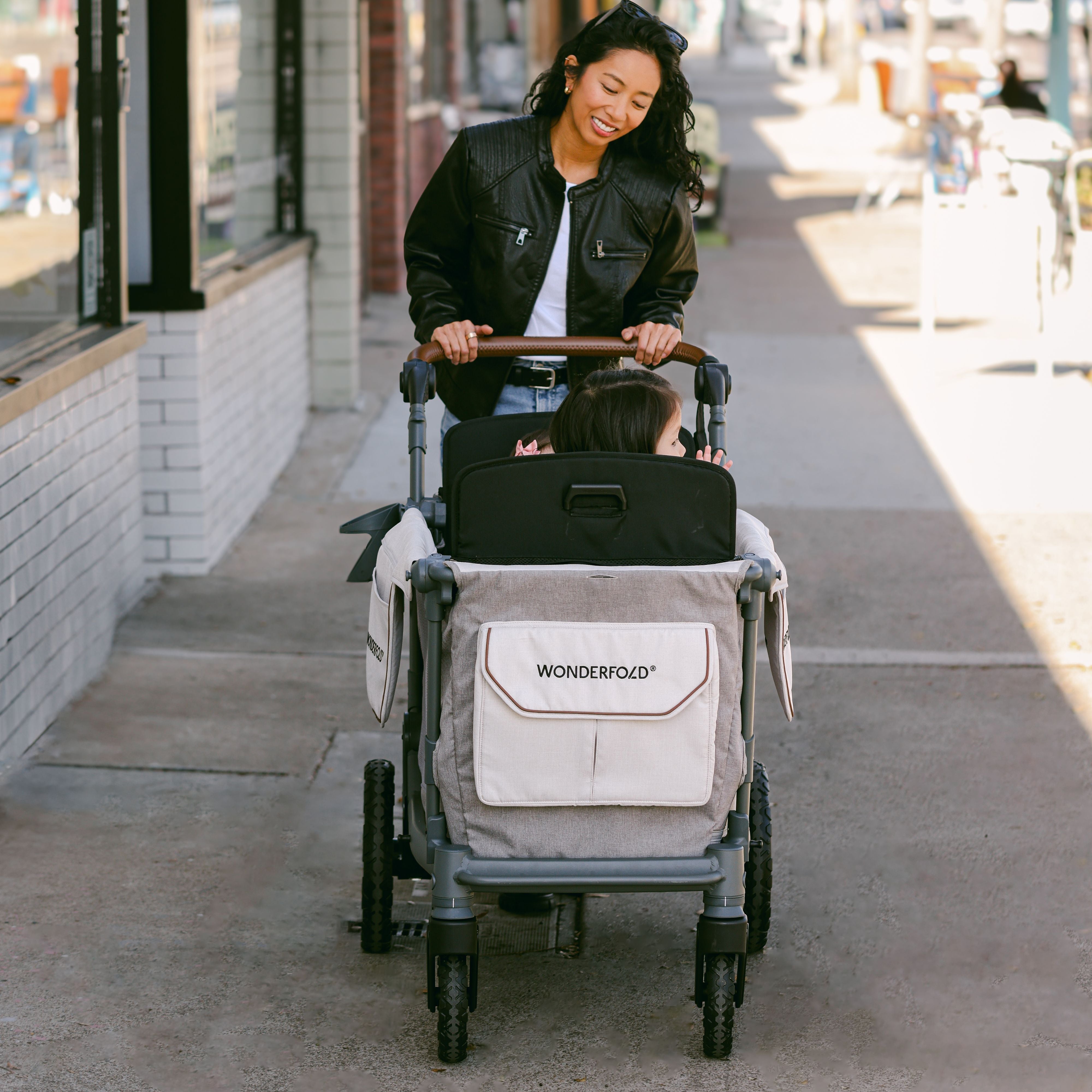 WonderFold L2 Double Stroller Wagon (2 Seater)