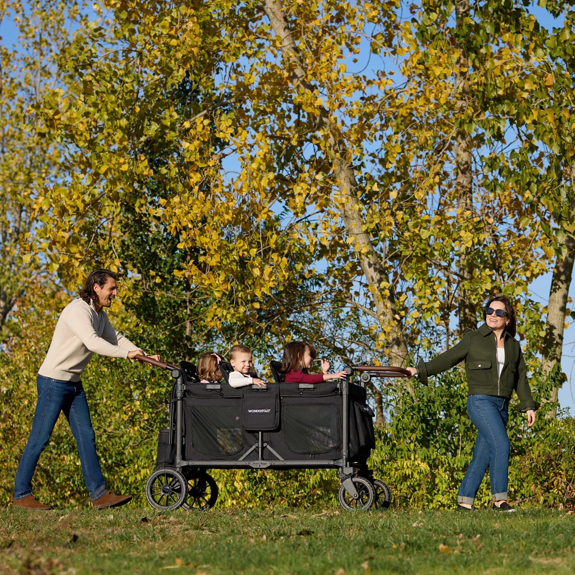 WonderFold W6 Luxe Pro Stroller Wagon