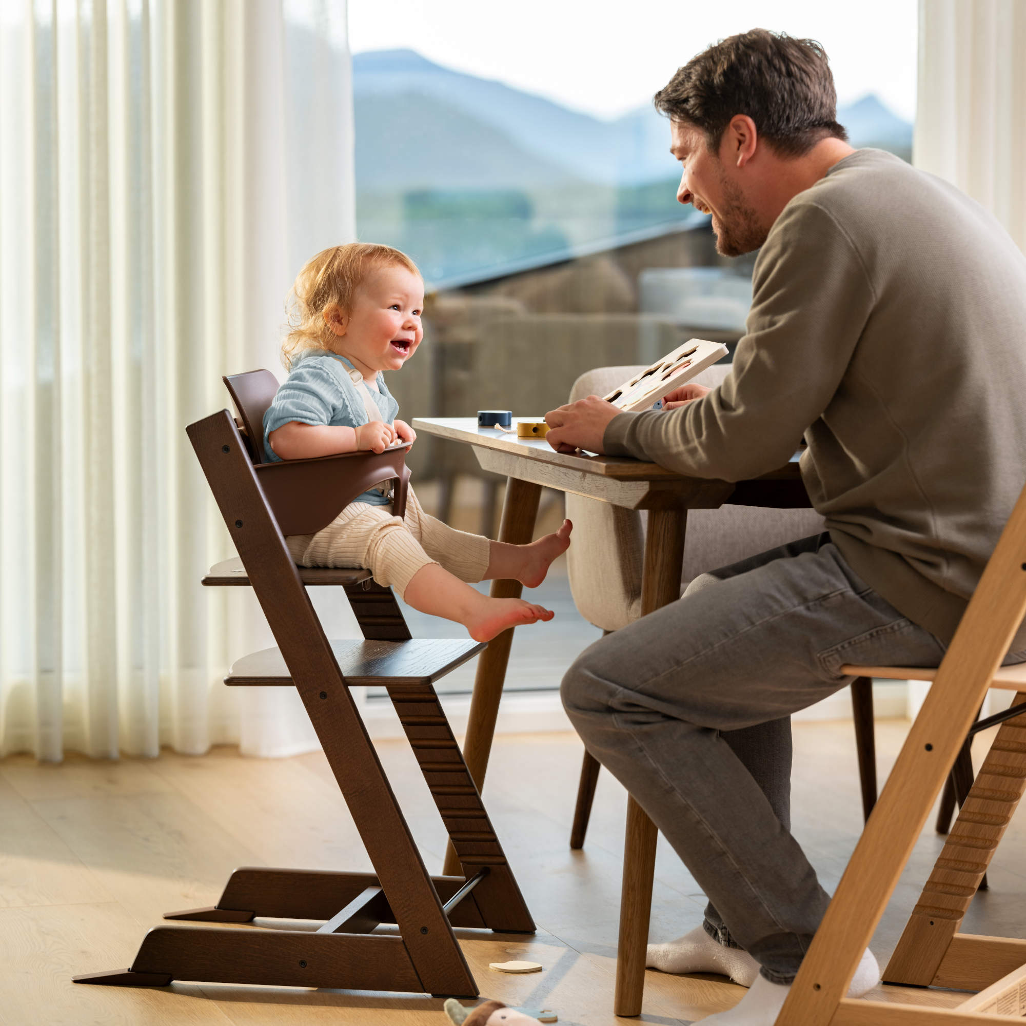 Stokke Tripp Trapp High Chair² with Cushion, Newborn Tray and Newborn Set