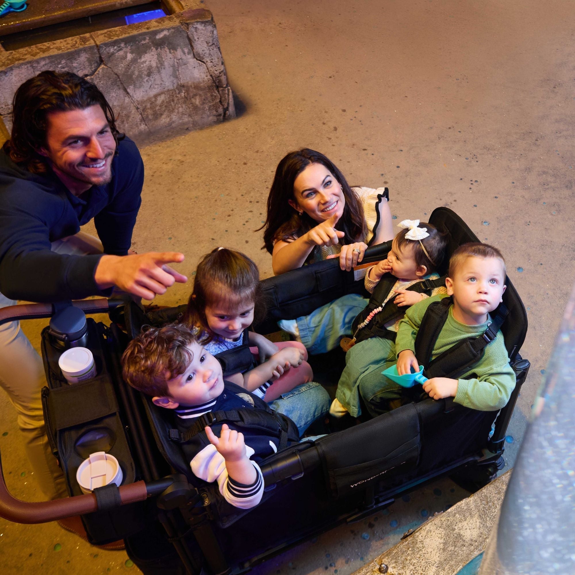 WonderFold W4 Luxe Pro Quad Stroller Wagon (4 Seater)