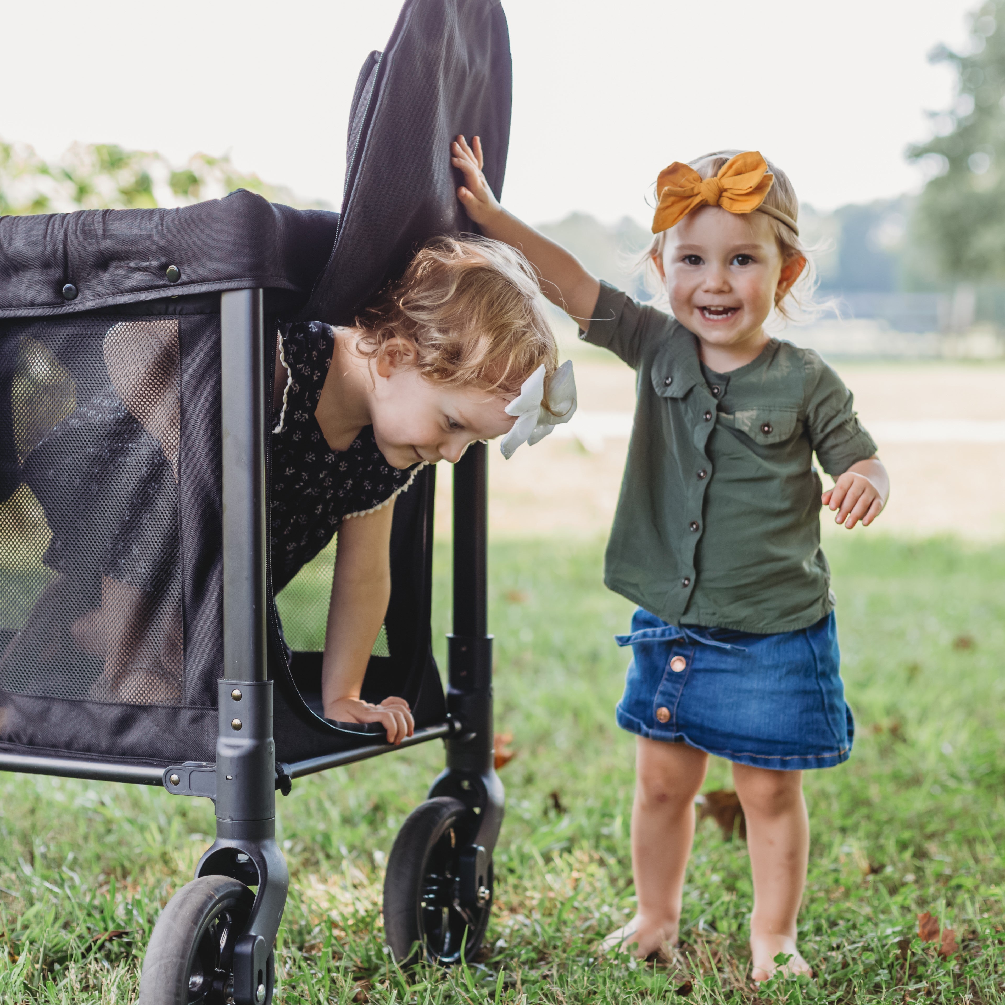 WonderFold W2 Original+ Double Stroller Wagon (2 Seater)