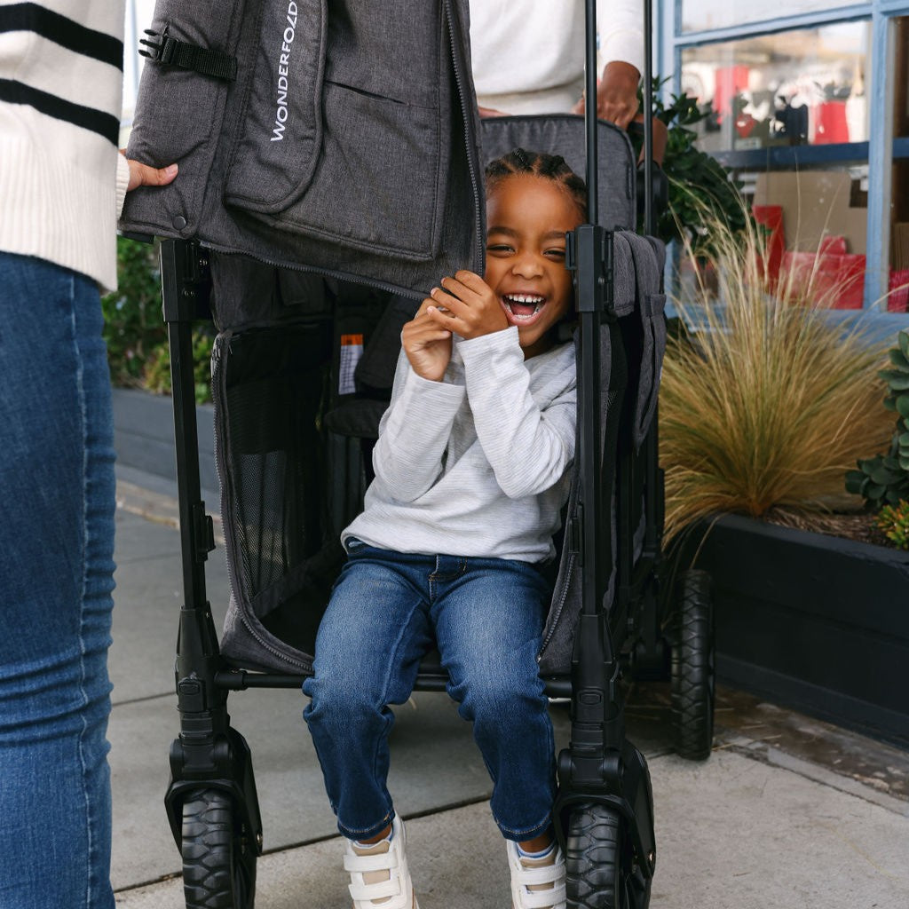 WonderFold W2 Luxe Pro Double Seater Stroller Wagon (2 Seater)