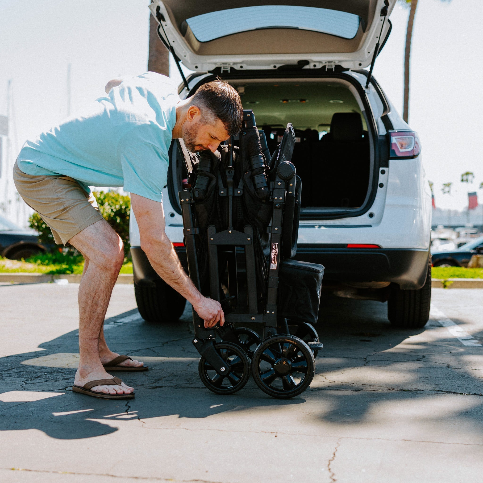 WonderFold W4 Elite Quad Stroller Wagon (4 Seater)