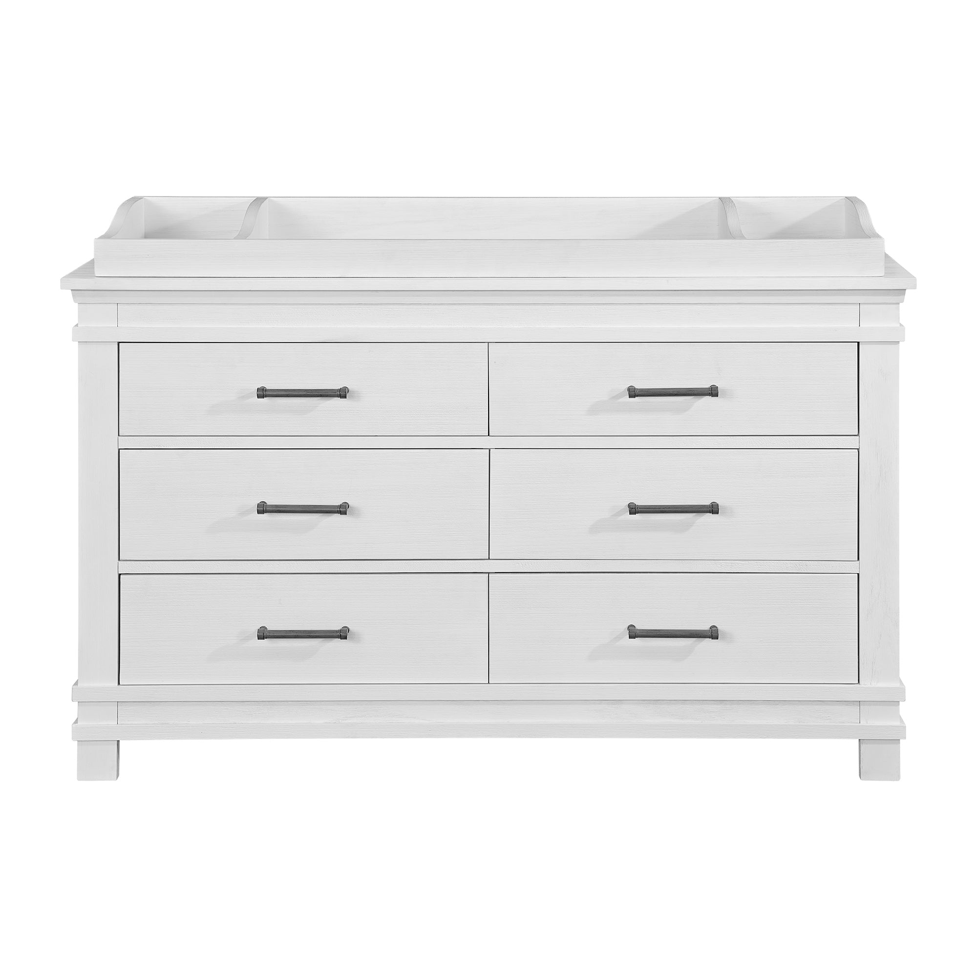 Stirling Weathered White 6-Drawer Dresser