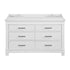 Stirling Weathered White 6-Drawer Dresser
