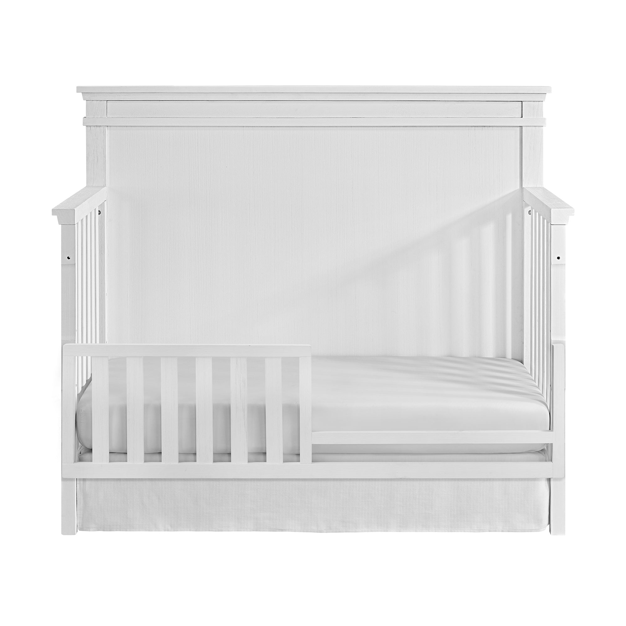 Stirling Weathered White Flat Top Crib