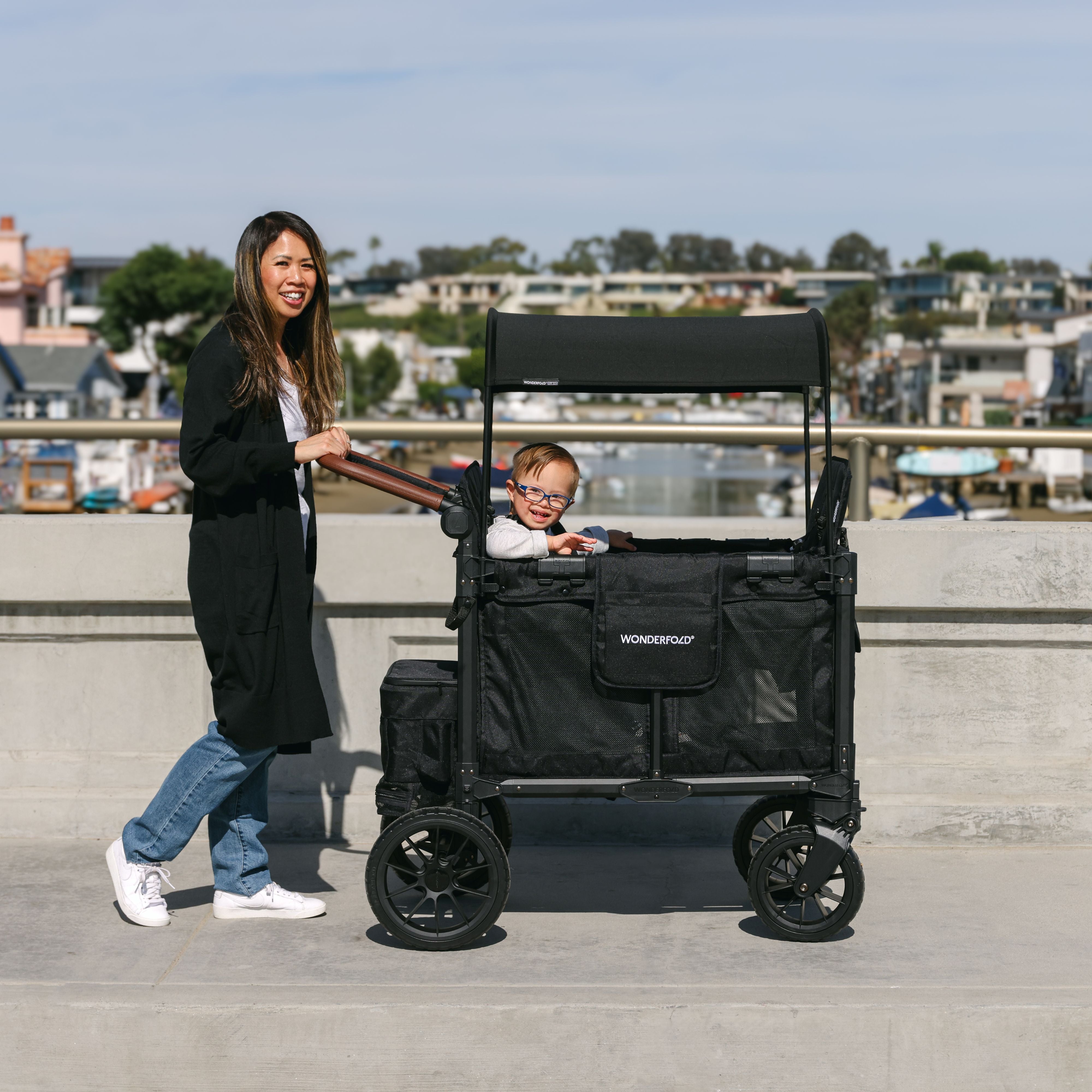 WonderFold W2 Luxe Pro Double Seater Stroller Wagon (2 Seater)