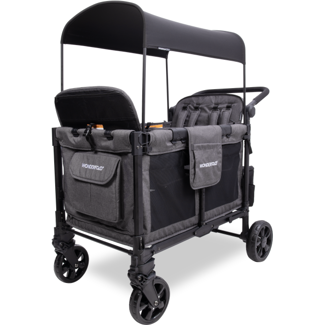 WonderFold W4 Elite Pro Quad Stroller Wagon (4 Seater)