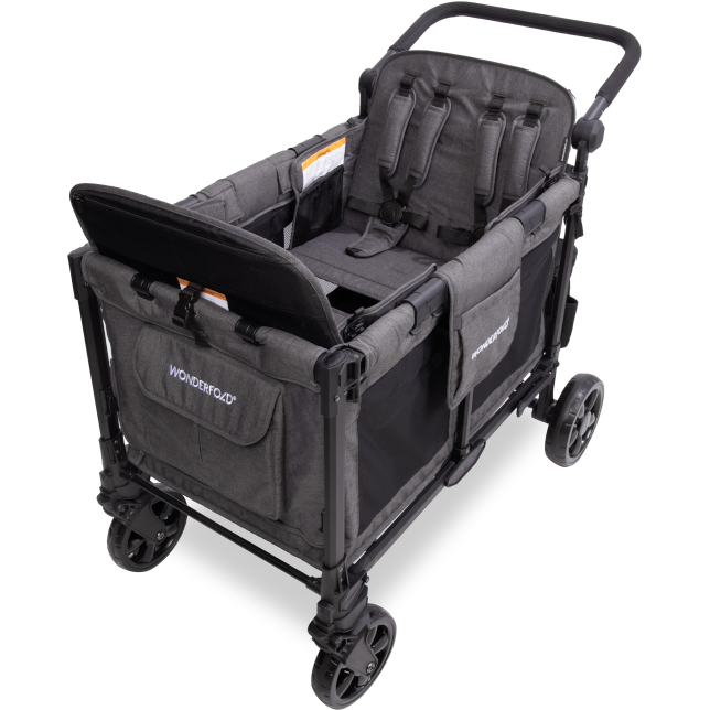 WonderFold W4 Elite Pro Quad Stroller Wagon (4 Seater)