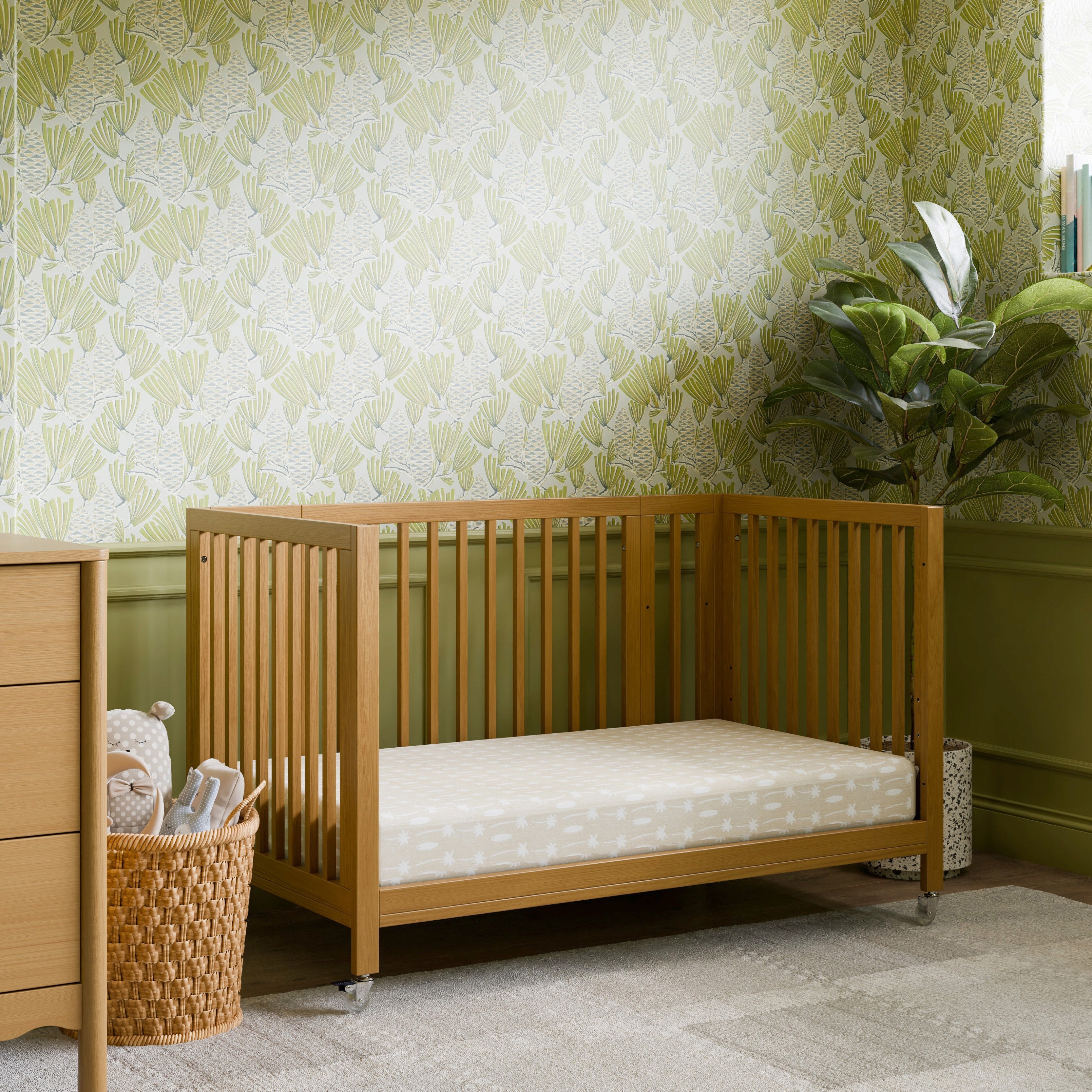 Babyletto Rolli 9-in-1 Convertible All-Stages Crib with Bassinet & Toddler Bed Conversion Kits