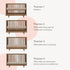 Dadada Bliss 4-in-1 Convertible Crib