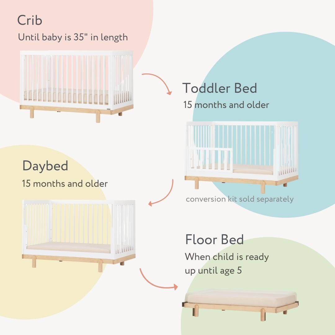 Dadada Bliss 4-in-1 Convertible Crib