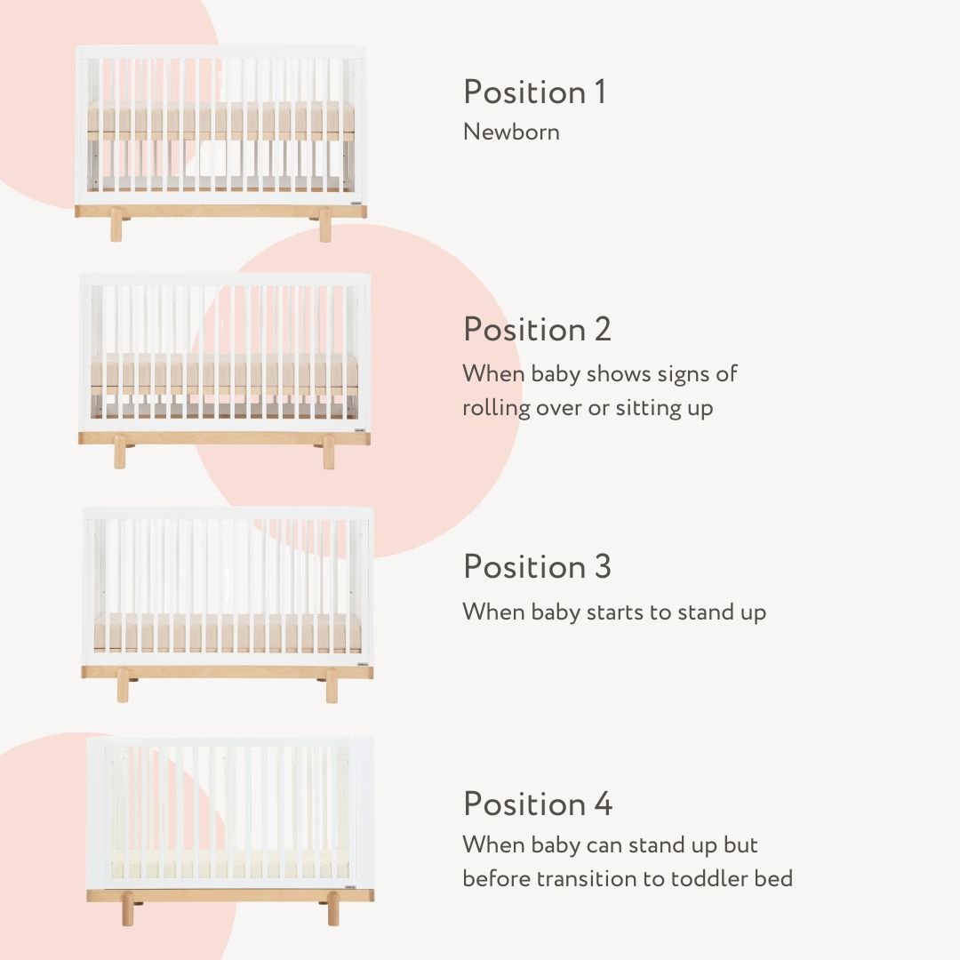 Dadada Bliss 4-in-1 Convertible Crib