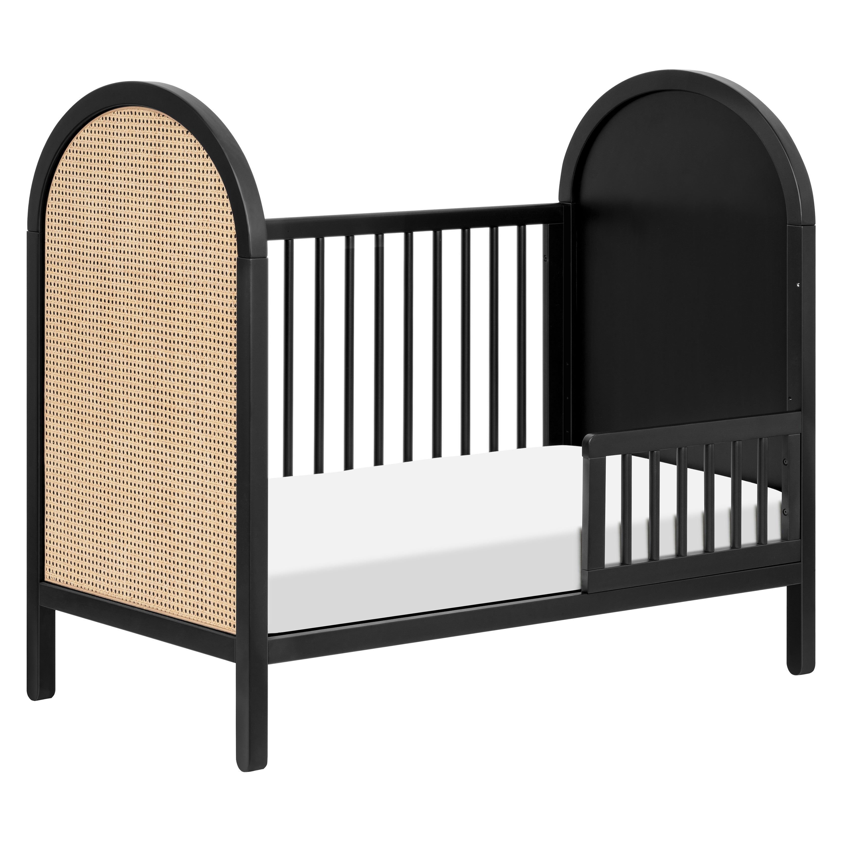 Babyletto Bondi Cane 3-in-1 Convertible Crib with Toddler Bed Conversion Kit