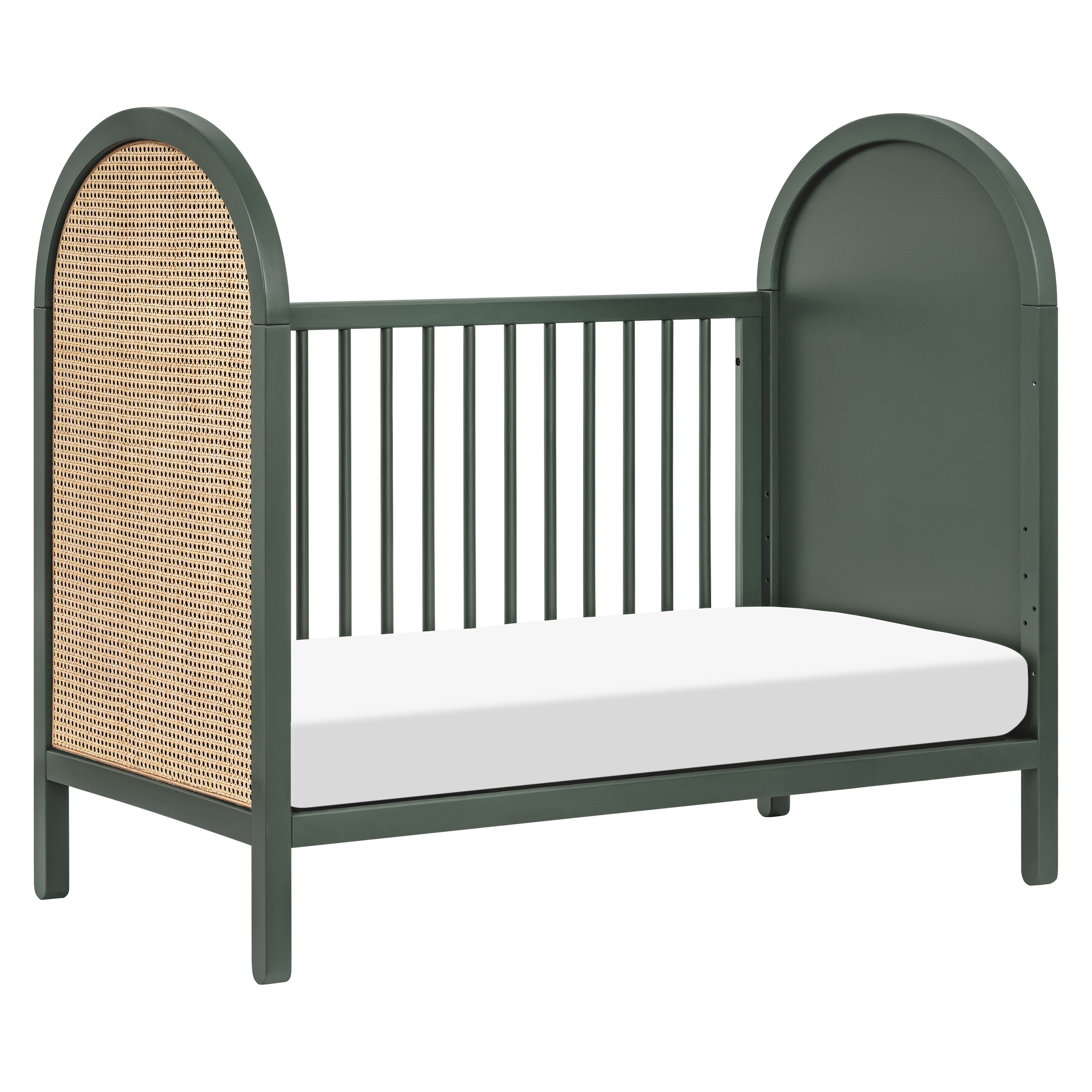 Babyletto Bondi Cane 3-in-1 Convertible Crib with Toddler Bed Conversion Kit