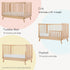Dadada Soho 3-in-1 Convertible Crib