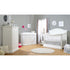 Sorelle Vista Elite 4-In-1 Crib + Double Dresser + 5-Drawer Dresser Set