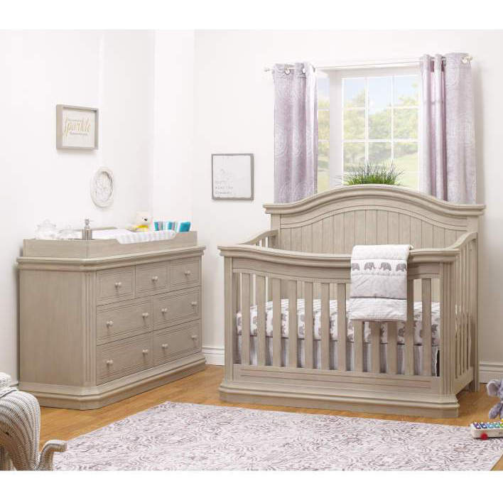 Sorelle Vista Elite 4-In-1 Crib + Double Dresser Set Lakeland Baby and Teen Furniture Sorelle Vista Elite 4-In-1 Crib + Double Dresser Set Lakeland Baby and Teen Furniture