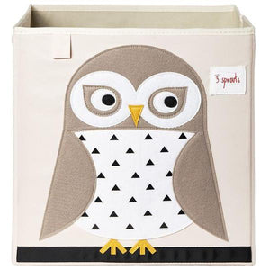 3 Sprouts Storage Box Owl