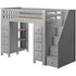 Jackpot Deluxe Staircase Loft Bed Storage + Storage