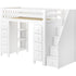 Jackpot Deluxe Staircase Loft Bed Storage + Storage