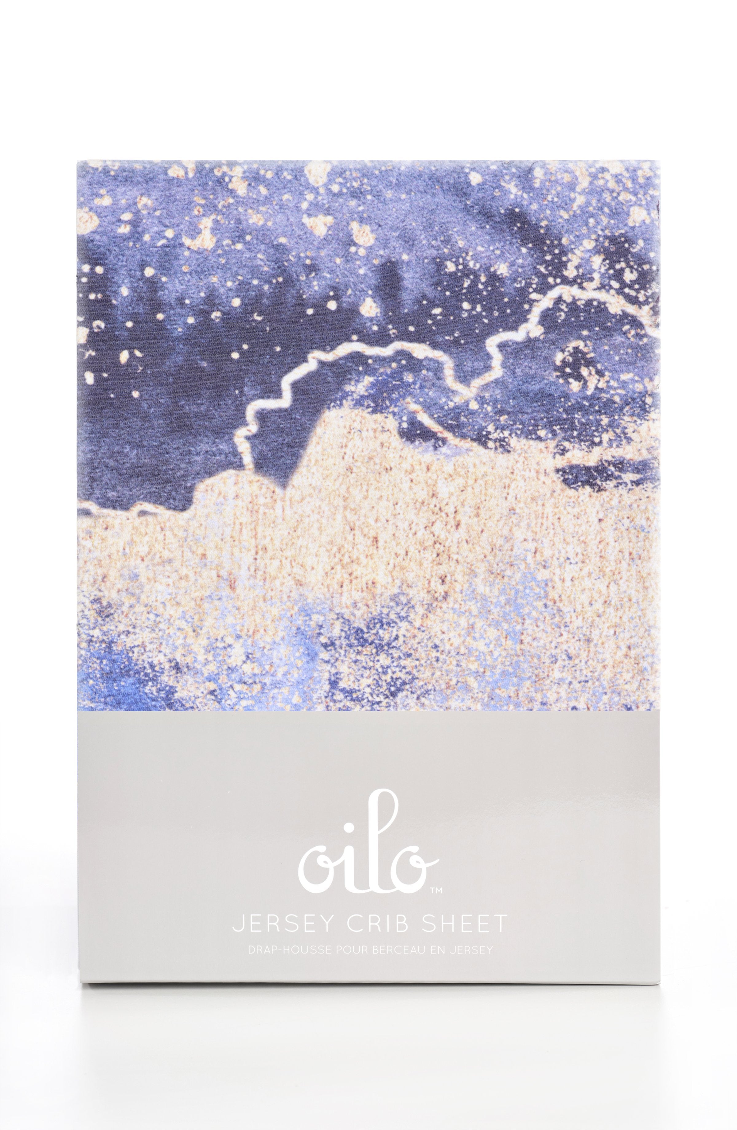 Oilo Midnight Sky Crib Sheet