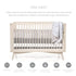 Oilo Ink Jersey Crib Sheet Stone