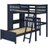Jackpot Deluxe Leg Loft Bed Study + Twin Bed