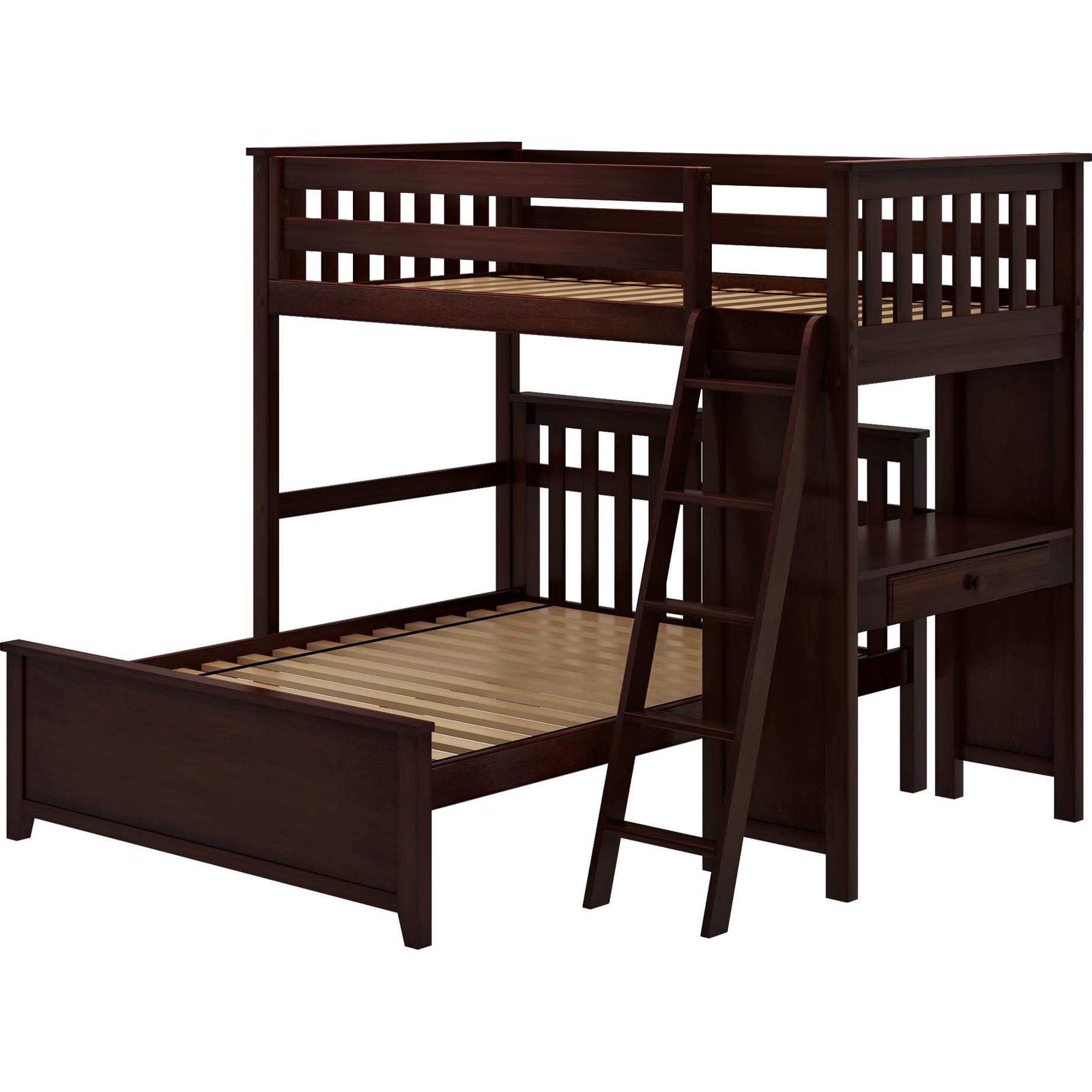 Jackpot Deluxe Leg Loft Bed Study + Full Bed