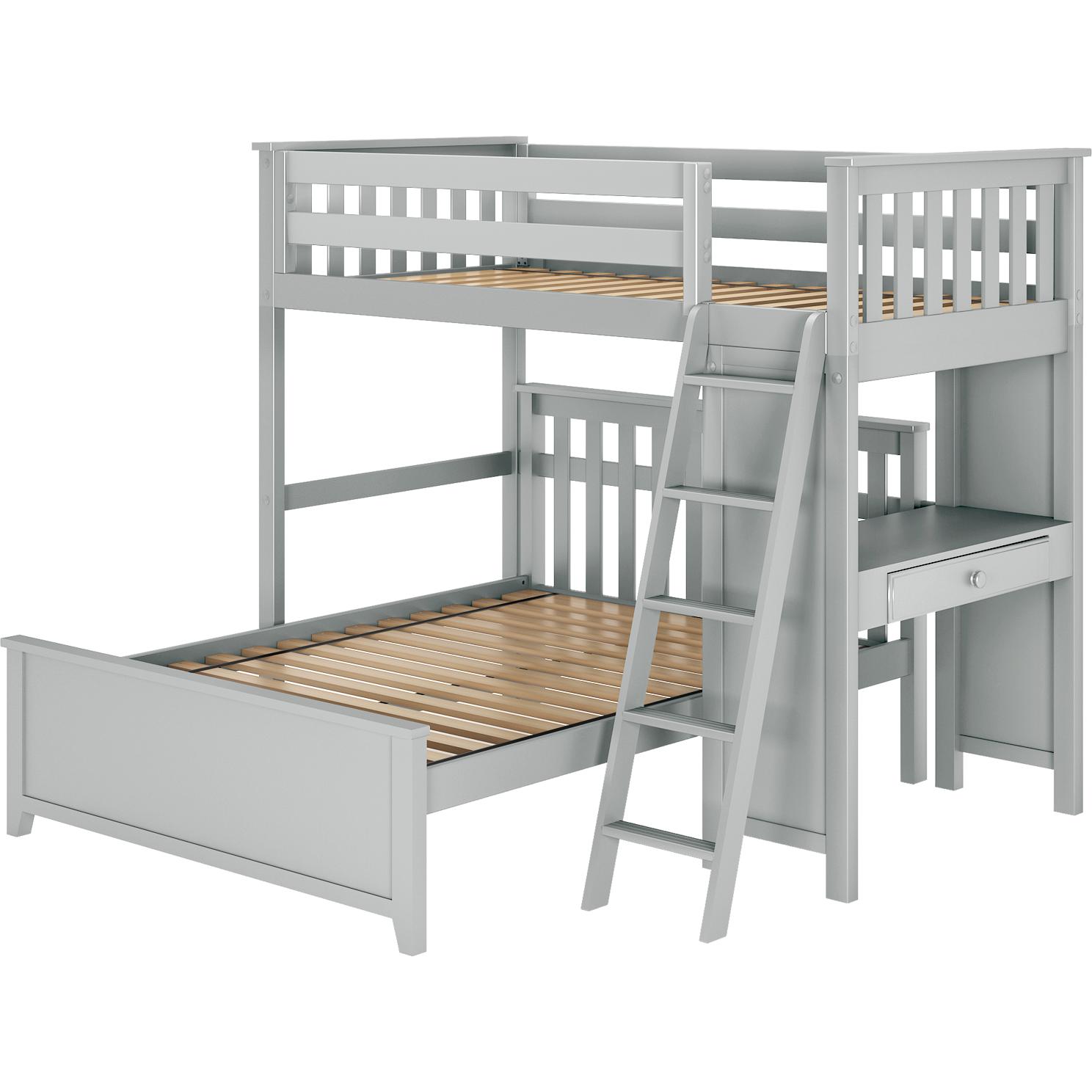 Jackpot Deluxe Leg Loft Bed Study + Full Bed