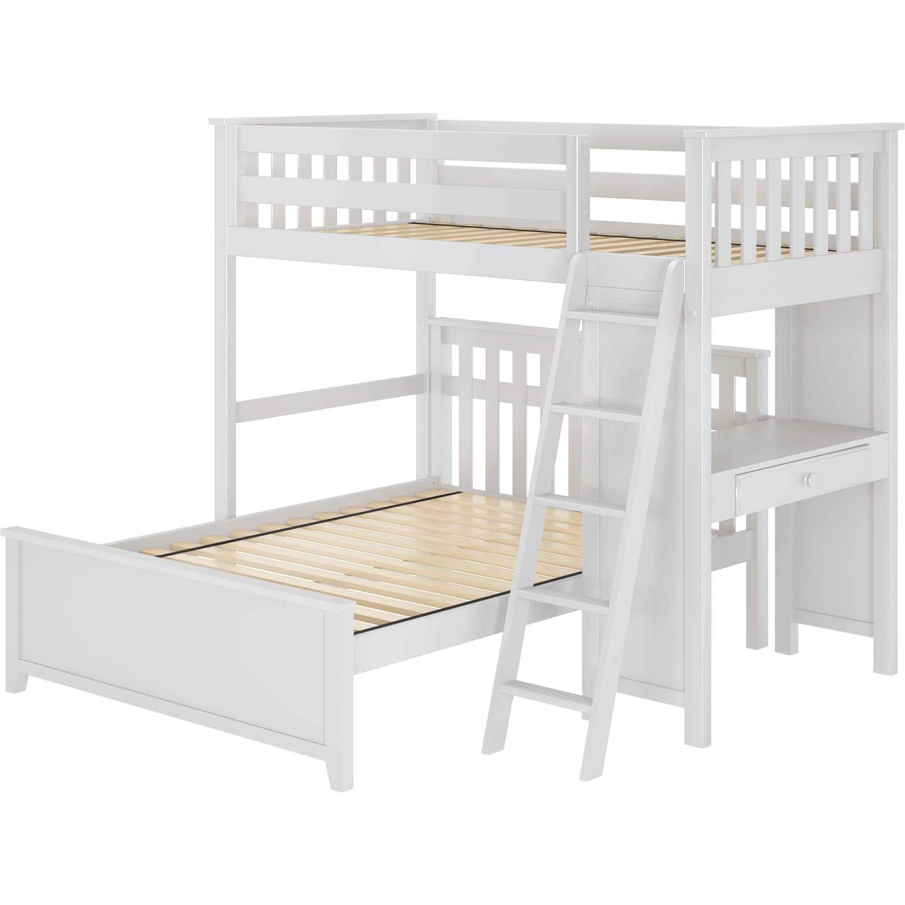 Jackpot Deluxe Leg Loft Bed Study + Full Bed