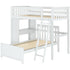 Jackpot Deluxe Leg Loft Bed Study + Twin Bed