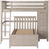 Jackpot Deluxe Leg Loft Bed Storage + Twin Bed