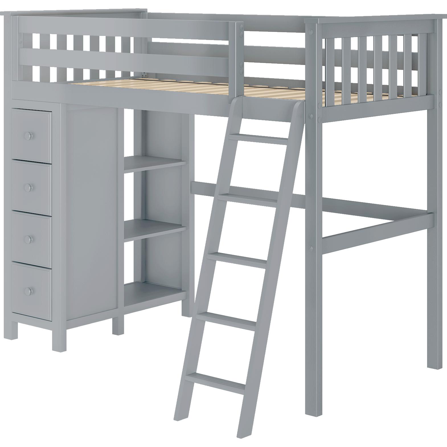 Jackpot Deluxe Leg Loft Bed Storage