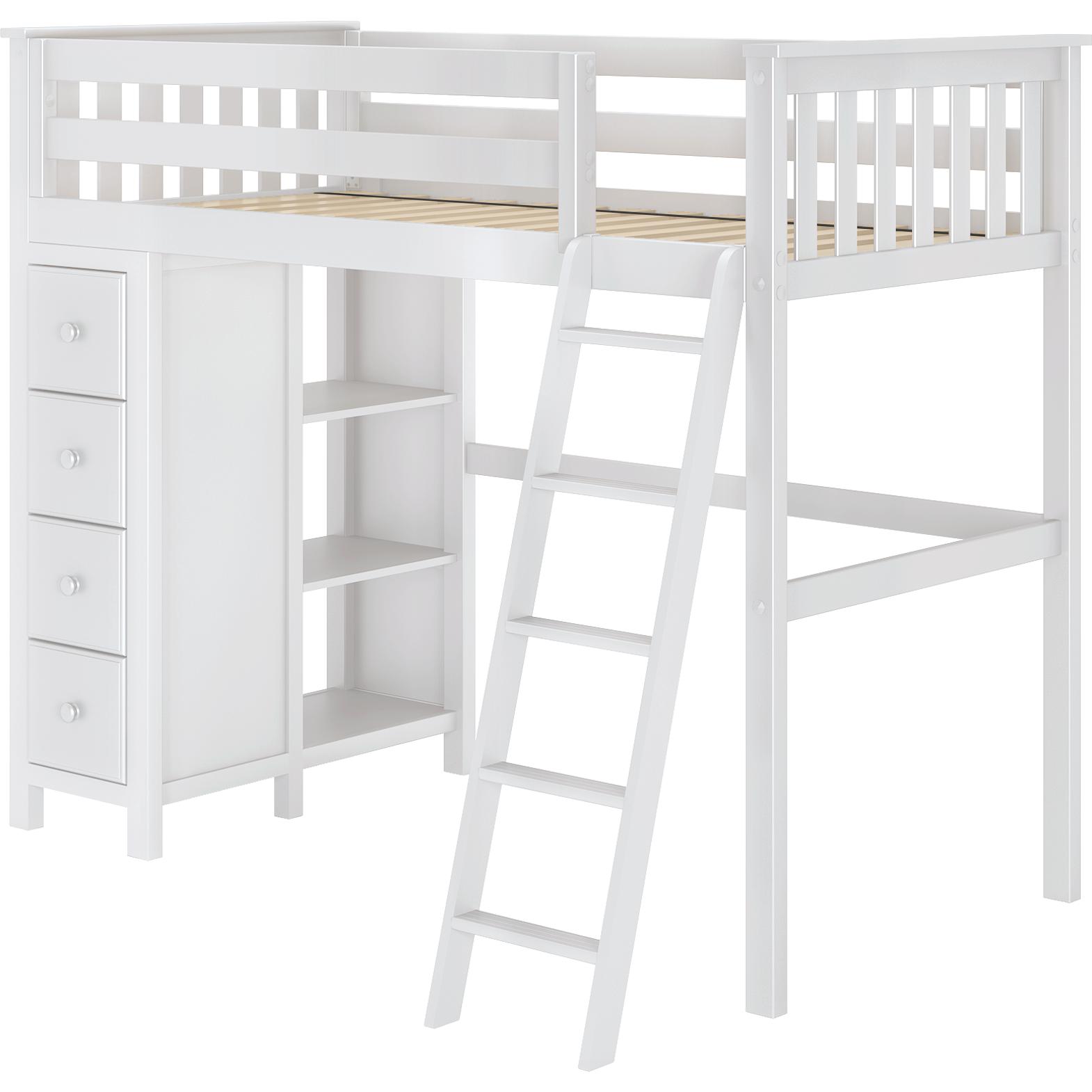 Jackpot Deluxe Leg Loft Bed Storage