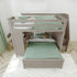Jackpot Deluxe Full over Full L-Shape Bunk with Staircase + Desk