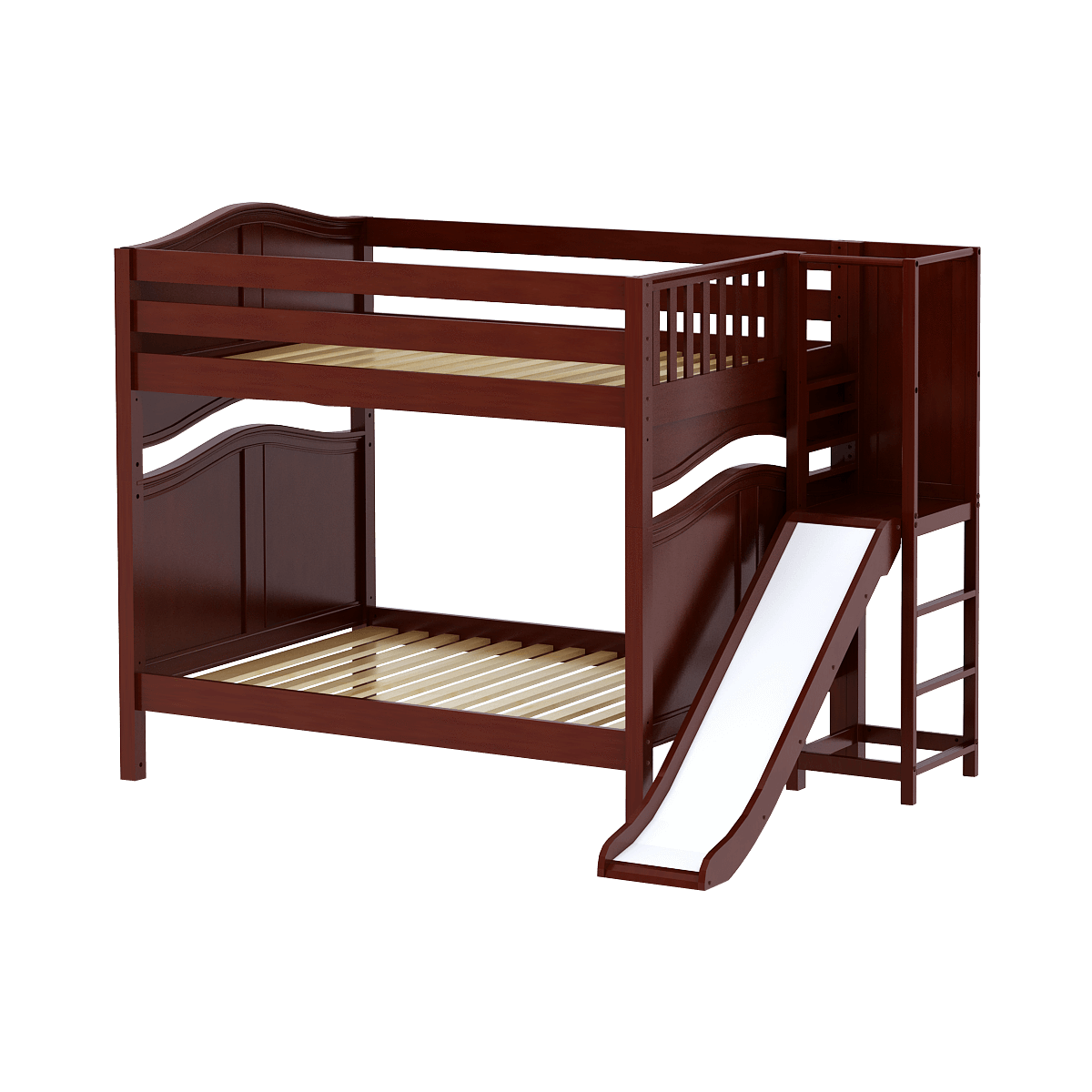 Maxtrix Full High Bunk Bed with Slide Platform