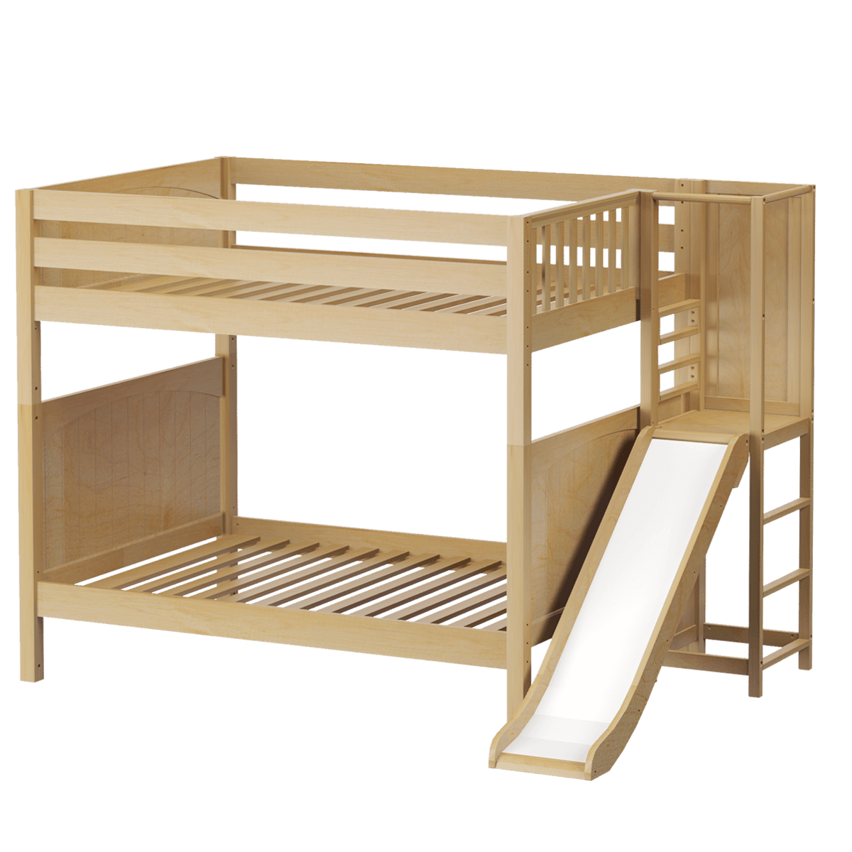 Maxtrix Full High Bunk Bed with Slide Platform